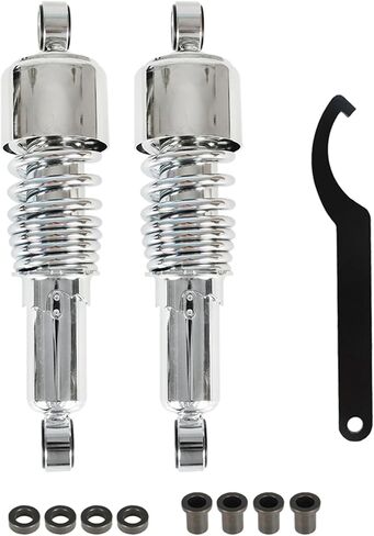 labwork 1Pair 10.5inch 267mm Rear Shocks Replacement for Sportster 883 1200 Black in Saudi Arabia