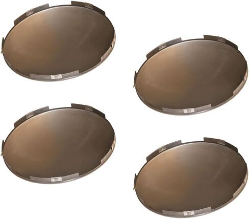 Mytee Products 2 - Pack 2.250" Height Chrome Front Hub Cap Cover or Semi Truck Trailer 5 Notches Compitalbe w/ 8-23/32" Hub, 7/16" Lip Replace MW1285BK, S-22679 in Kuwait