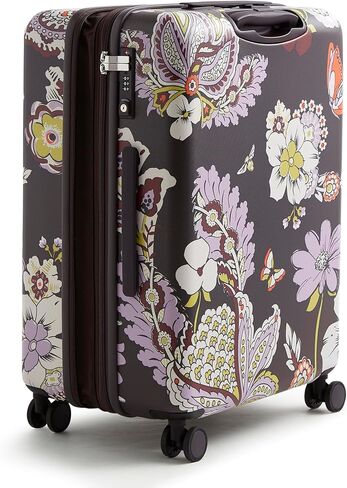 حقيبة أمتعة Vera Bradley ذات الجانب الصلب للنساء مقاس 26 بوصة Adair Spinner، باقة رقيقة، مقاس واحد in Saudi Arabia