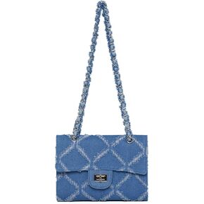 Shoulder Bags for Women Denim Purse Quilted Crossbody Bag Evening Bag Handbag Clutch Handbag