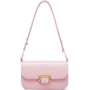LA FESTIN Small Leather Shoulder Bag for Women - Designer Crossbody Handbag Satchel Purse with Strap for Everyday Use