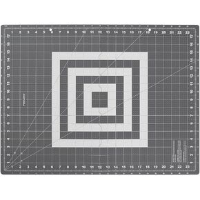 Fiskars 18" x 24" Folding Cutting Mat for Travel and Storage - Fabric and Sewing Craft Projects - Self-Healing Mat - Gray