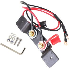 WFLNHB Battery Jump Post Starter Jumpstart Battery Terminals Relocation Kit Remote Battery Charging Replacement for UTV ATV Car Trucks RV Tractor Mower Diesel Boat