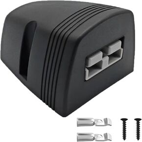 50A Plug Mounting Bracket for Anderson SB-50 Series Connectors and 12V/24V Cigarette Lighter Socket, Waterproof Mounting Panel for Car Marine Trailer Truck Power Sockets