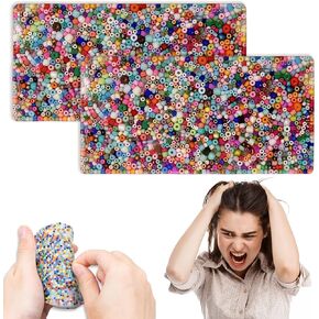 Skin Picking Fidget Toys - 3Pcs Skin Pick with Plastic Transparent Box, Facial Scratching Trichotillomania Sensory Anxiety Stress Reliever for Adults (Rectangle)