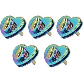 Bag Lock Bag Closures Turn Lock, Zinc Alloy Heart Shape Turn Lock Clasp Purse Push Lock Handbag Making Supplies