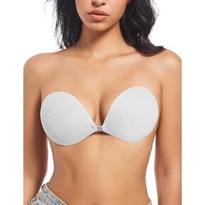 Sticky Bra Backless Strapless Adhesive No Show Invisible Bra for A to G Cup