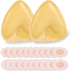 Double Sided Sticky Bra Inserts Push Up Ultra Boost Inserts Bra Pads Strapless Lift Bra Padding Insert for Women Bikini