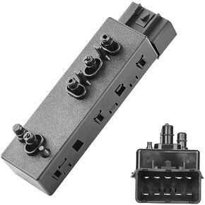 25974714 Power Seat Switch Adjust Switch Front Left Driver Side for Chevy Malibu Camaro Equinox Malibu GMC Acadia Terrain Buick Regal Cadillac，8 Way Adjust Seat Control, Recline Recliner Switch