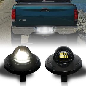 LED License Plate Lights Tag Lights Compatible with F150/F250/F350/F450/F550 9 PCS LED Beads for 7000K White Light Superbright for Super Duty