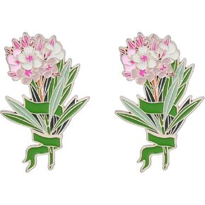 SHIDOW Flower Brooches Pin for Women Flower Lapel Pins Set Enamel Brooch Pins for Dresses Sweaters Bags Graduation Jewelry Gift for Women Girls Party Daily Jewelry