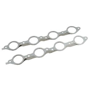LS Multi Layer MLS Exhaust Manifold Gasket Set GM Parts 12617944 12600530 for GMC Chevy Cadilac Buick LS1 LS2 LS3 LS6 LQ4 LQ9 4.8 5.3 5.7 6.0 6.2 Engines Header Gasket 2 Pcs