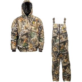 HOT SHOT Youth Insulated Camo Hunting Jacket and Bib, X-Large