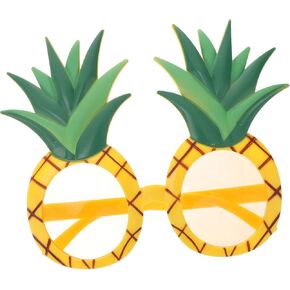 Hawaiian Pineapple Party Sunglasses Funny Beach Eyeglasses Decorative Photo Props Creative Costume Accessories for Luau Party Favors