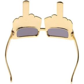 1Pc Tricky Middle Finger Sunglasses,Creative Middle Finger Flip Off Hand Shape Finger Silly Funny Party Novelty Sunglasses Novelty Party Eye Glasses Glam Women's Novelty Sunglasses and Eyewear Women