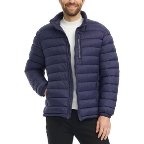 wantdo Men's Lightweight Puffer Jacket Warm Winter Jacket Windproof Winter Coat (Regular and Big)