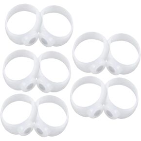 5 Pairs Toe Ring Toe Magnetic Covers Elastic Band Cover Toe Magnetic Tool Jansio Ring for Silicone Toe Sleeves Acupoint Ring Toe Use Acupoint Supply Home Acupoint Ring