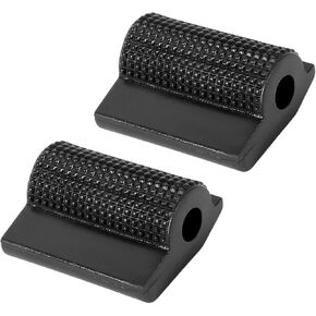 2pcs Universal Black Gear Shift Shifter Case Boot Protector Cover Rubber Pad Anti Slip for Motorcycle Item Replacement