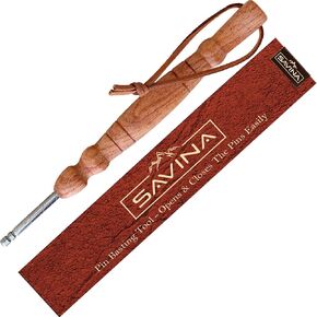 Savina Pin Basting Tool - Opens & Closes The Pins Easily, Saves Your Finger When Pinning Quilt - A Handcrafted Sewing Tool for Quilters & Sewers.