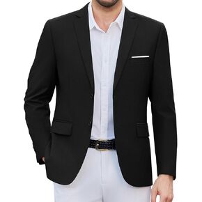 COOFANDY Mens Causal Blazer Two Button Suit Jackets Lightweight Slim Fit Sports Coats