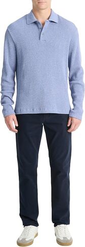 Vince Men's Sunfaded Thermal Polo in Saudi Arabia