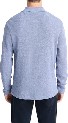 Vince Men's Sunfaded Thermal Polo in Saudi Arabia