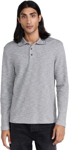 Vince Men's Sunfaded Thermal Polo in Saudi Arabia