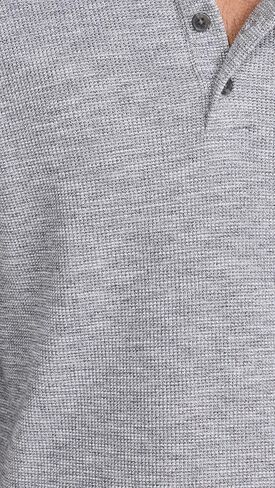 Vince Men's Sunfaded Thermal Polo in Saudi Arabia