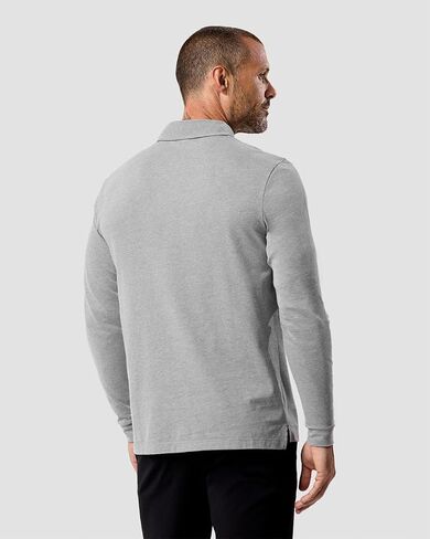 INTO THE AM قمصان بولو بأكمام طويلة للرجال مقاس S - 4XL قميص عمل كاجوال بياقة من القطن وأكمام طويلة in Kuwait