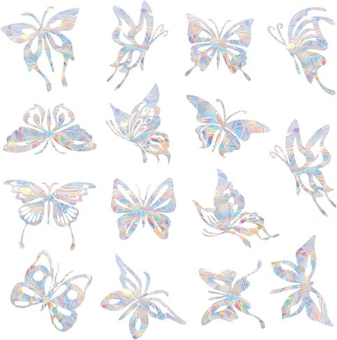 45PCS Halloween Bat Decoration Stickers Window Decals for Bird Strikes - Anti-Collision Window Decals to Save Birds from Window Collisions,Non Adhesive Reusable Vinyl Rainbow Window Stickers in Saudi Arabia