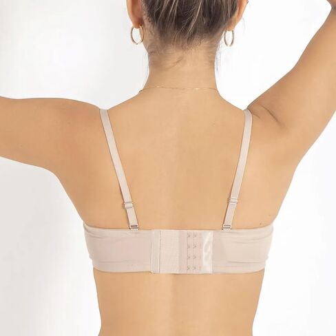 4Pcs Bra Extenders 4 Hook Plus Size 3 Rows Stretchy Bra Extension Strap Adjustable Soft Bra Strap Extenders Elastic Bra Band Hook Bra Strap For Women's Plus Size Bras Extension White Black Skin Colour in Saudi Arabia
