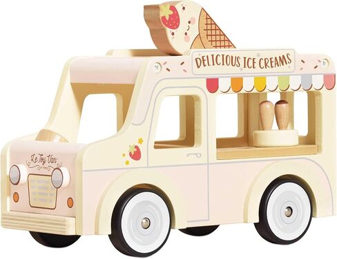 Le Toy Van - عربة تخييم خشبية للعطلات مع لوح ركوب الأمواج قابل للفصل | مناسبة لعمر 3 سنوات فما فوق in Saudi Arabia