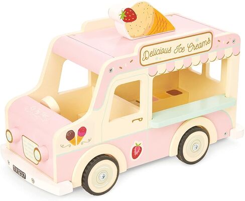 Le Toy Van - عربة تخييم خشبية للعطلات مع لوح ركوب الأمواج قابل للفصل | مناسبة لعمر 3 سنوات فما فوق in Saudi Arabia