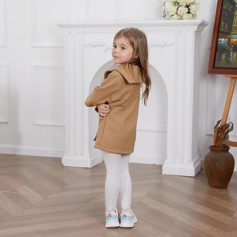 Goodplayer Baby Boy Girl Coat Toddler Pea Coat Fall Winter Jacket Outerwear for Baby Buttons Coat Clothes in Saudi Arabia