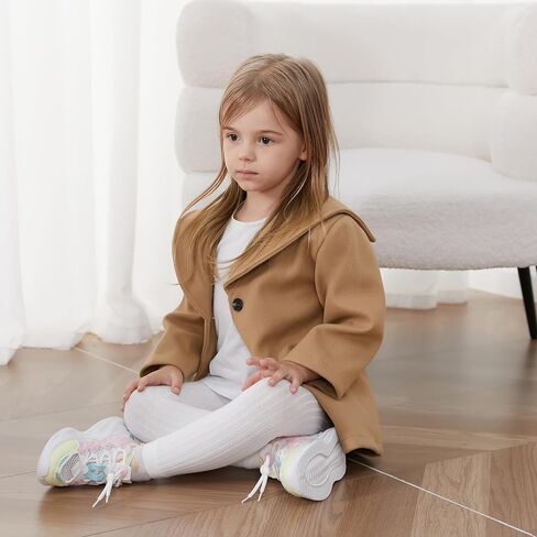 Goodplayer Baby Boy Girl Coat Toddler Pea Coat Fall Winter Jacket Outerwear for Baby Buttons Coat Clothes in Saudi Arabia