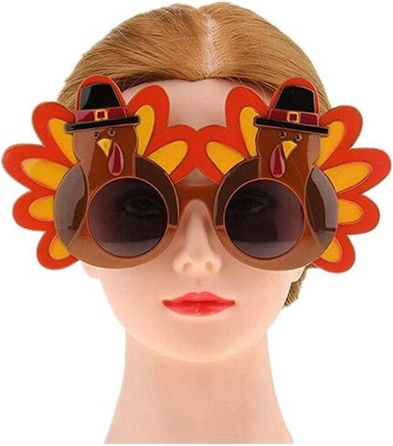 Dzrige عيد الشكر تركيا النظارات الشمسية تركيا النظارات الإبداعية الكرتون النظارات لعيد الشكر سعيد حزب لصالح الملحقات الديكور الإبداعي in Kuwait