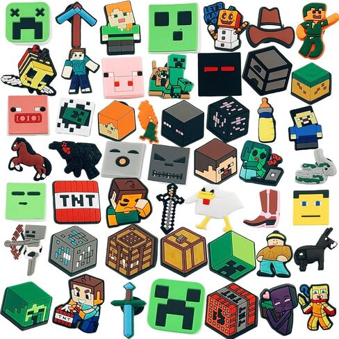 50PCS Video Game Shoe Charms for Clog Decoration in Saudi Arabia