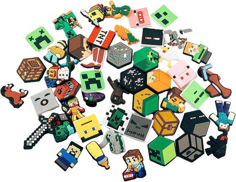 50PCS Video Game Shoe Charms for Clog Decoration in Saudi Arabia