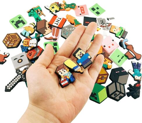 50PCS Video Game Shoe Charms for Clog Decoration in Saudi Arabia
