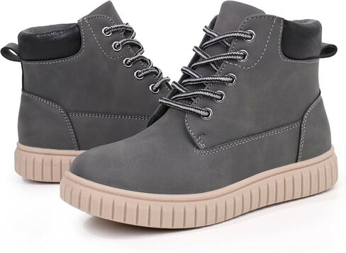 Tobfis Kids Zipper Ankle Boots Kids Sneaker with Boot-Like High Top Design for Boys & Girls(Toddler/Little Kid/Big Kid) in Kuwait