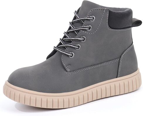 Tobfis Kids Zipper Ankle Boots Kids Sneaker with Boot-Like High Top Design for Boys & Girls(Toddler/Little Kid/Big Kid) in Kuwait