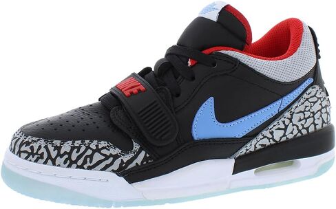 حذاء Jordan Boy's Air Jordan Legacy 312 Low (للأطفال الكبار) أسود/رمادي ذئب/أزرق فالور 6.5 طفل كبير M in Saudi Arabia
