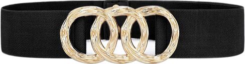 Women's Stretchy Wide Waist Belt Vintage Elastic Cinch Belt in Saudi Arabia