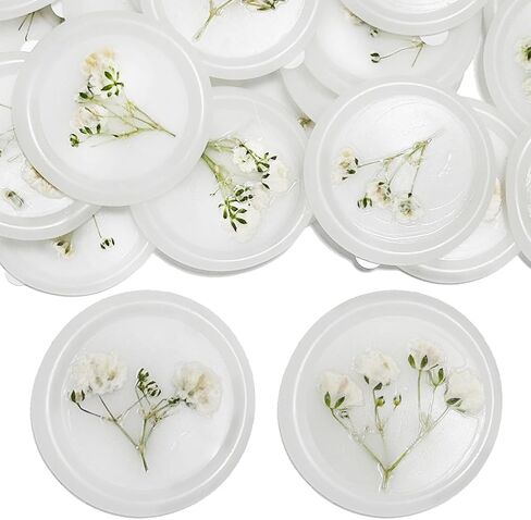 50 Pcs Self Adhesive Wax Seal Stickers White Dry Floral Wax Seal Sticks Backing Envelope Seals Wedding Wax Seal for Wedding Invitations Gift Wrap in Saudi Arabia