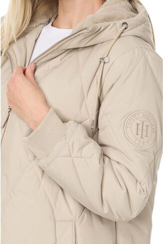 Tommy Hilfiger Zip-Up Quilted Coat in Saudi Arabia