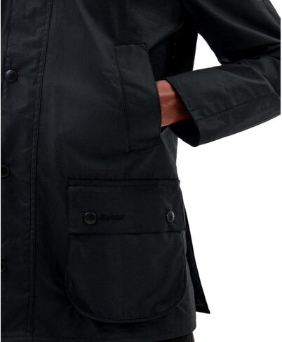 Barbour Men's Ashby Waxed Jacket, Classic Black in Saudi Arabia