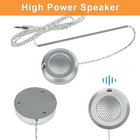 Window Intercom Window Speaker Two Way Intercom Speaker with Mute Function Ticket Counter Interphone for Bank Office Restaurant Hospital Clinic Silver in Kuwait