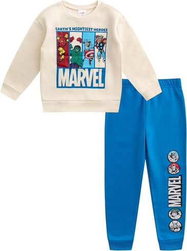 طقم سويت شيرت وسروال Marvel Avengers Boys للأطفال من الأطفال الصغار إلى الكبار in Saudi Arabia