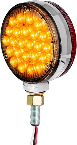 GG Grand General 78378 4 Inches Pearl Double Face Amber/Red/Clear Lens, 24 SMD LED Light/Side in Saudi Arabia