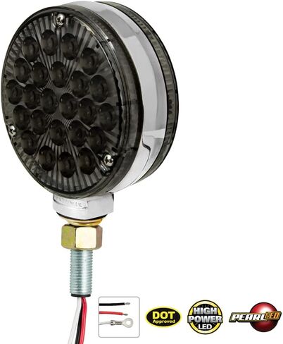 GG Grand General 78378 4 Inches Pearl Double Face Amber/Red/Clear Lens, 24 SMD LED Light/Side in Saudi Arabia
